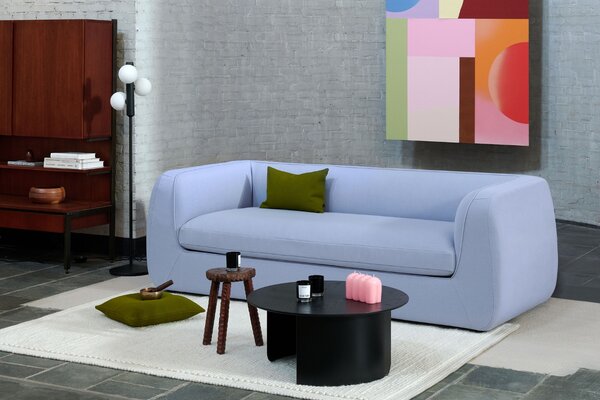 FEST Amsterdam Stříbrná kovová stojací lampa Kaktee 137 cm