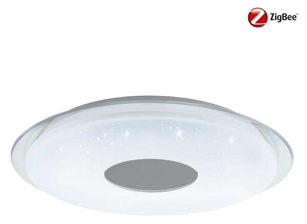 Eglo ZIGBEE 900005 LANCIANO-Z - Stropní LED svítidlo ovládané ovladačem, nebo z mobilní aplikace, LED 32,4W, Ø 56cm (Přisazené kulaté smart LED svítidlo, bez dálkového ovladače)