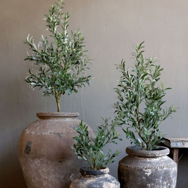 Dekorace umělý stromek olivovník s olivami Olea Tree - Ø 12*73 cm - Chic Antique