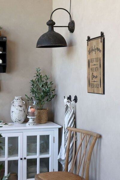 Dekorace umělý stromek olivovník s olivami Olea Tree - Ø 12*73 cm - Chic Antique