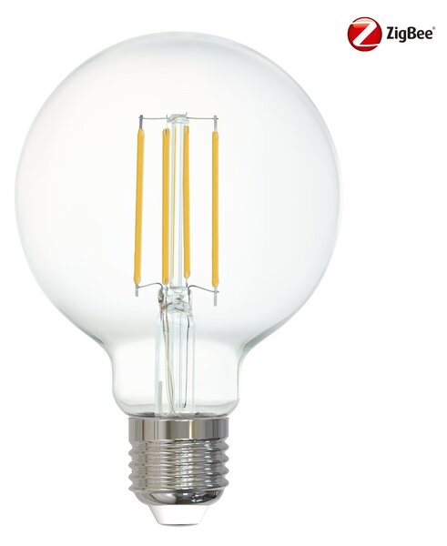 Eglo ZIGBEE 12228 SMART LED BULB RETRO - Retro stmívatelná žárovka ovladačem, nebo z mobilní aplikace, E27 G80, 6W, 2700K, bez DO (LED žárovka E27 stmívatelná ovladačem nebo z aplikace, bez ovladače)