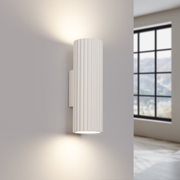Sollux SL.1653 - Nástěnné svítidlo KARBON 2xGU10/10W/230V krémová