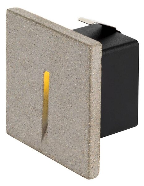 BIG WHITE SLV CONCRETO EL nástěnné zápustné svítidlo šedé, 3,2 W, 15 lm, 3000 K 1006407