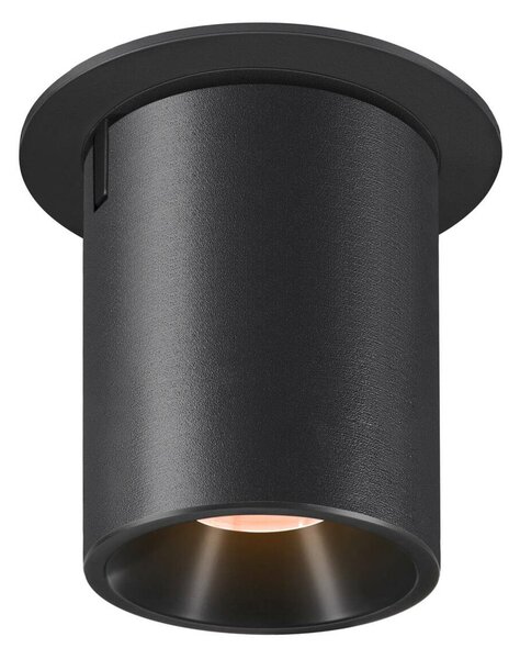 BIG WHITE SLV NUMINOS PROJECTOR L stropní zápustné svítidlo 2700 K, 40d, válcové, černé/černé 1007032
