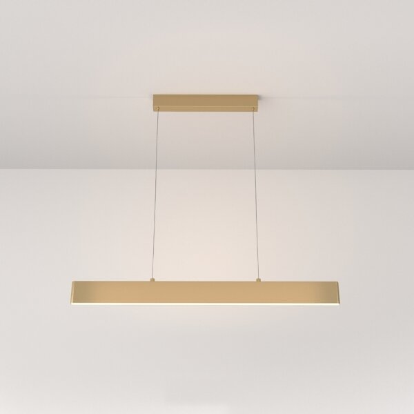 Maytoni P010PL-L23G3K - LED Lustr na lanku STEP LED/23W/230V 3000K 91 cm zlatá