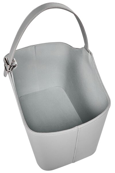 Košík ELAM Umělá kůže Šedá