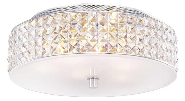 Ideal Lux - LED Křišťálové stropní svítidlo ROMA 6xG9/3W/230V pr. 40 cm chrom