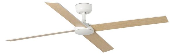FARO 34355-Stropní ventilátor RUDDER L béžová/bílá pr. 132 cm + dálkové ovládání