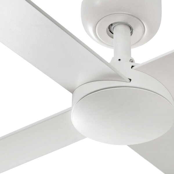 FARO 34355-Stropní ventilátor RUDDER L béžová/bílá pr. 132 cm + dálkové ovládání