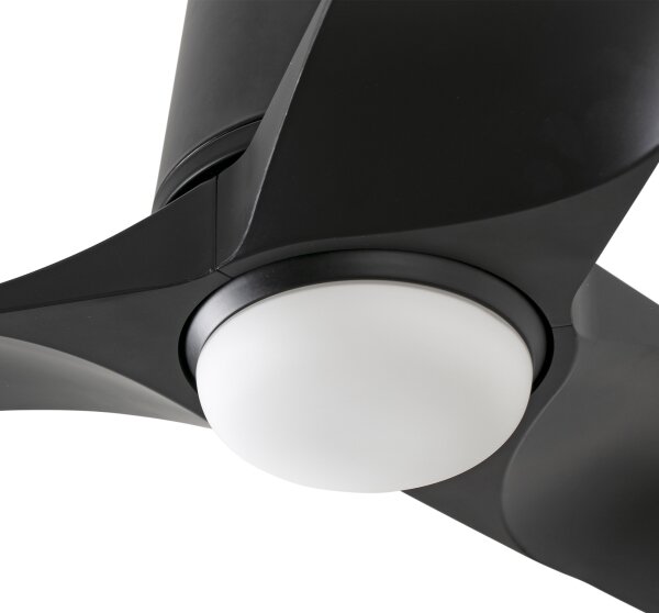 FARO 33827-1TW - LED Stm. str. vent. HEY TUB S LED/10W/230V černá pr. 90 cm + DO