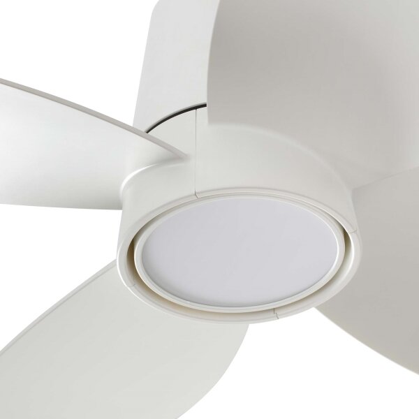 FARO 34315 - LED Stm. str. ventilátor KLOVER S LED/20W/230V bílá pr. 80 cm + DO