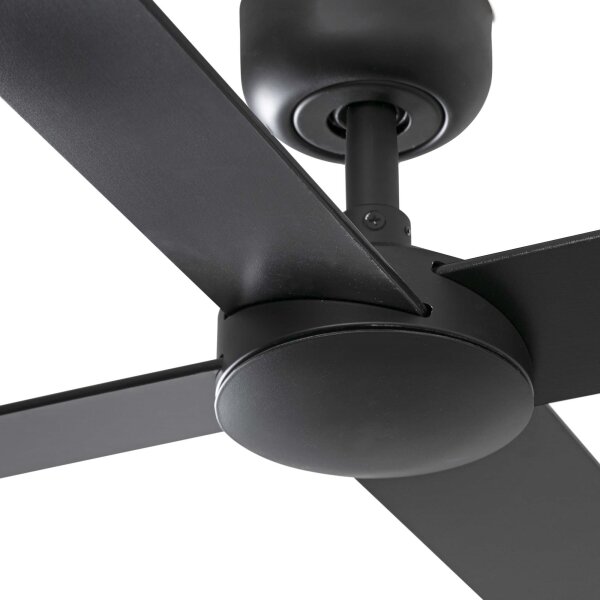 FARO 34356-Stropní ventilátor RUDDER L hnědá/černá pr. 132 cm + dálkové ovládání