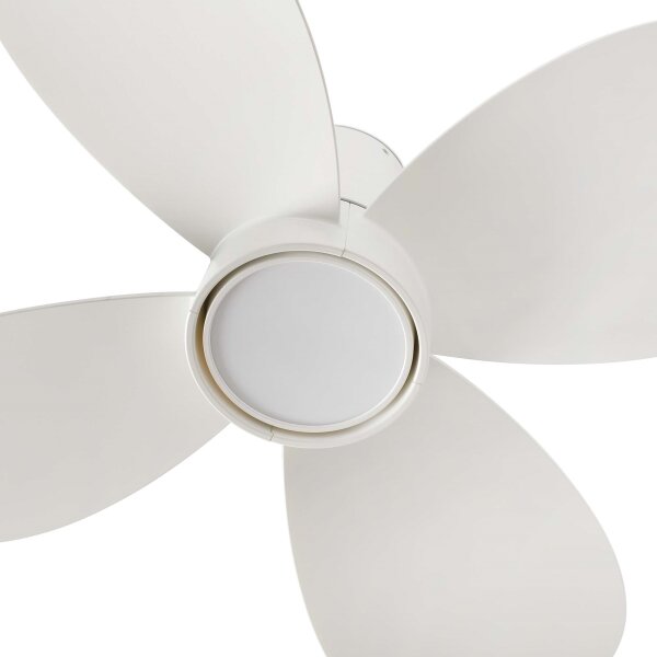 FARO 34315 - LED Stm. str. ventilátor KLOVER S LED/20W/230V bílá pr. 80 cm + DO