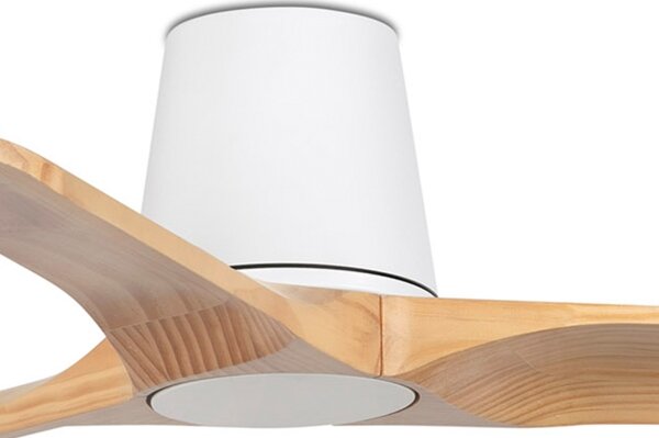 FARO 33836 - Stropní ventilátor HEYWOOD TUB S borovice/bílá pr. 90 cm + DO