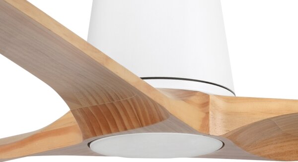 FARO 33838 - Stropní ventilátor HEYWOOD TUB L borovice/bílá pr. 132 cm + DO