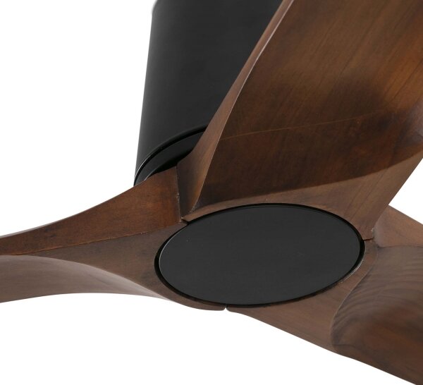 FARO 33839 - Stropní ventilátor HEYWOOD TUB L borovice/černá pr. 132 cm + DO