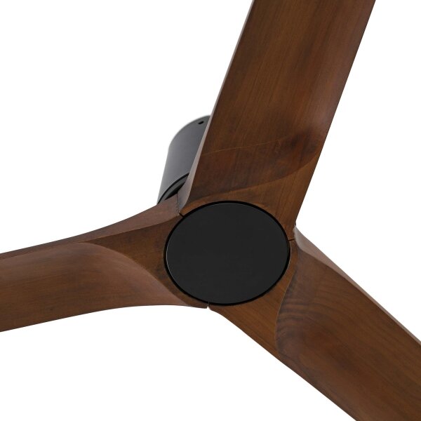 FARO 33839 - Stropní ventilátor HEYWOOD TUB L borovice/černá pr. 132 cm + DO