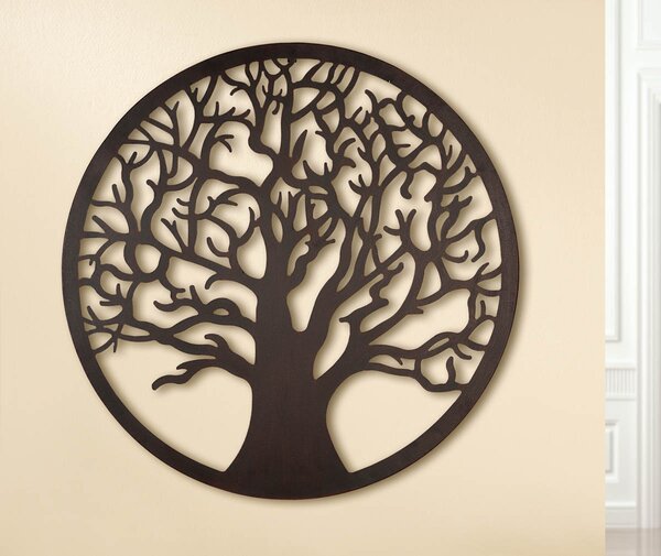 Gilde Nástěnná dekorace Strom života, Ø 80 cm