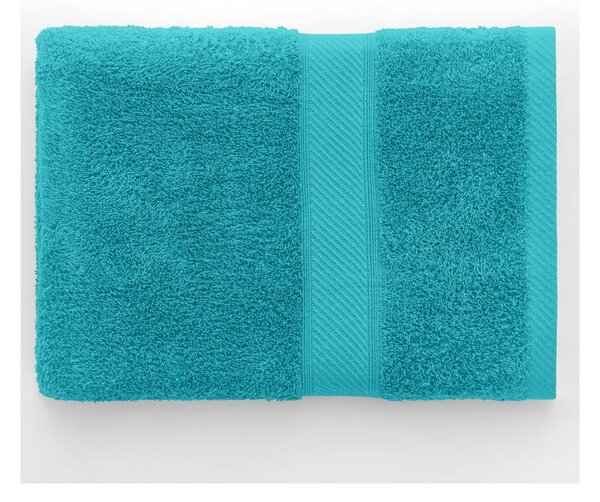 Modrý/tyrkysový froté ručník s příměsí bambusu 50x100 cm Bamby – DecoKing