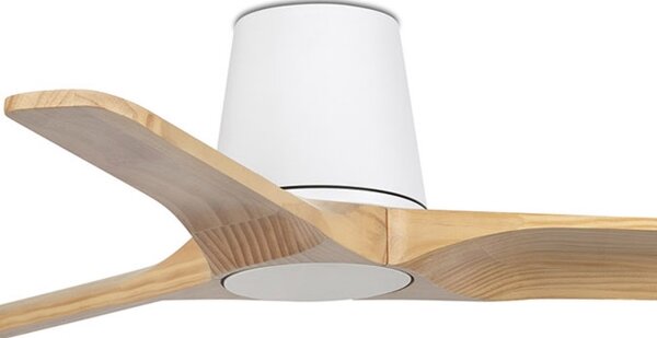 FARO 33836WT - Stropní ventilátor HEYWOOD TUB S borovice/bílá pr. 90 cm WT + DO