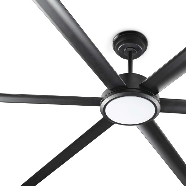 FARO 34203-130 - LED Stropní vent. ROTTERDAM XL LED/32W/230V černá pr. 200 cm+DO