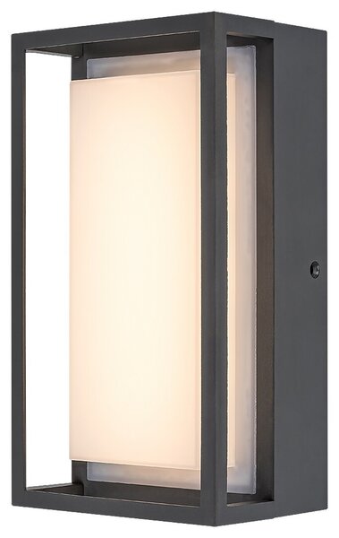 RABALUX Venkovní nástěnné LED osvětlení MENDOZA, 6,5W, 12x22x8,5cm, antracit, IP65 007109