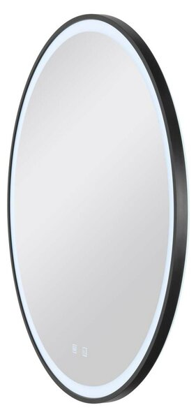 BIG WHITE SLV TRUKKO 80 zrcadlo 80 cm, chrom, černý okraj 1007202