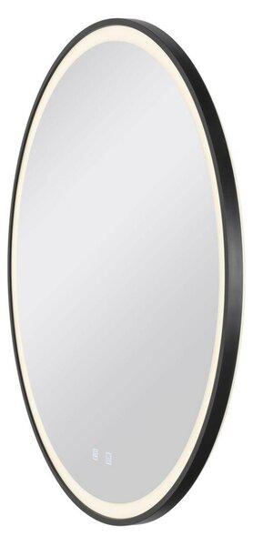 BIG WHITE SLV TRUKKO 80 zrcadlo 80 cm, chrom, černý okraj 1007202