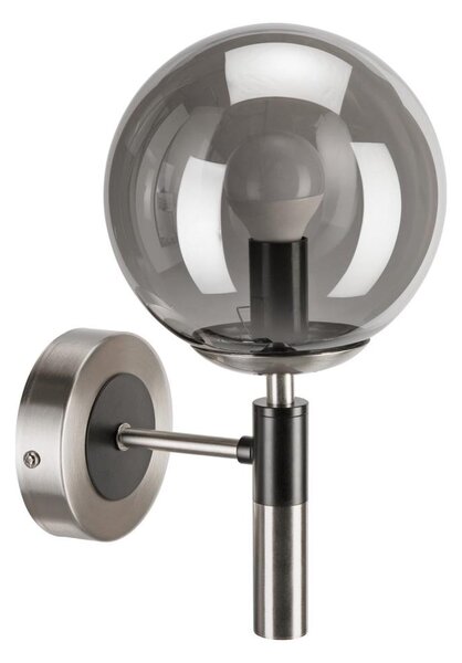 Nástěnné svítidlo ROLLO 1xE14/5W/230V matný chrom/kouřová