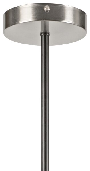 Lustr na tyči LILOU 6xE14/5W/230V matný chrom/kouřová