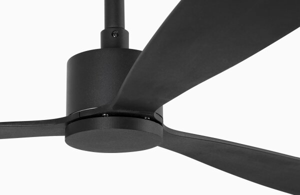 FARO 33761WT - Stropní ventilátor AMELIA L černá pr.132 cm WT + dálkové ovládání