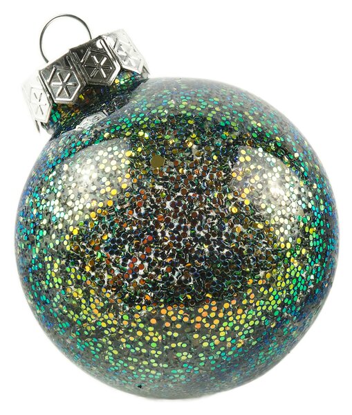 DECOLED Sada ozdob, prům. 7 cm, tmavě zelená