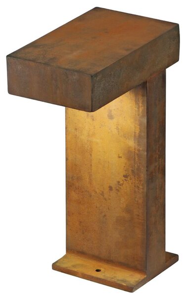 BIG WHITE SLV RUSTY PATHLIGHT, venkovní stojací lampa, úsporná žárovka GX53, IP44, rezavé železo, max. 9 W 230090