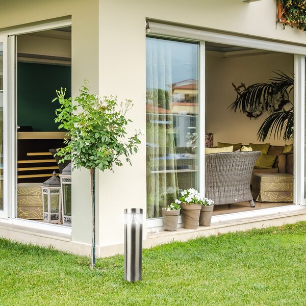 Rabalux 7828 Lisbon LED Zahradní sloupkové světlo | Přírodní bílá | 7W | Kov | Nerez - r-7828