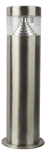 RABALUX Venkovní LED sloupek LISBON, 7W, denní bílá, 30cm, stříbrný 007828