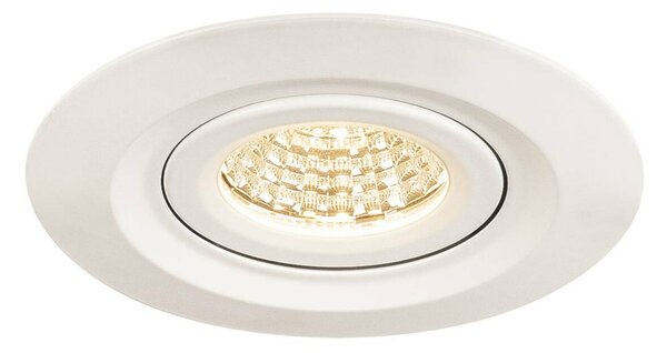 BIG WHITE SLV KINI, outdoor svítidlo k zabudování do stropu, LED, 3000K, bílé, 60°, IP65 1000833