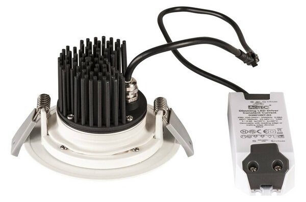 BIG WHITE SLV KINI, outdoor svítidlo k zabudování do stropu, LED, 3000K, bílé, 60°, IP65 1000833