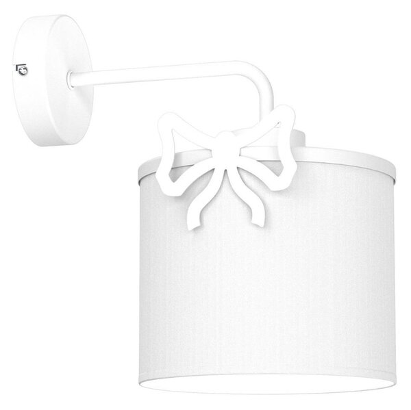 Dětská nástěnná lampa SWEET 1xE27/15W/230V bílá/mašle