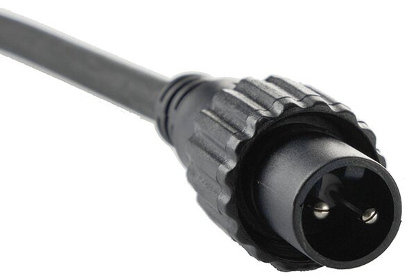 DECOLED Easy Fix LED světelný řetěz, kontura, 5 m, venkovní, teple bílá s FLASH, 60 diod, černý kabel, IP67