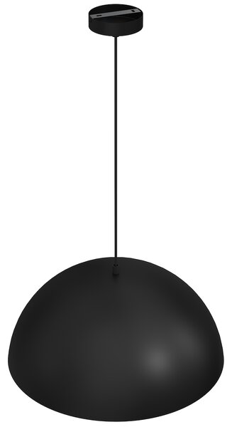 Závěsné svítidlo Beta, 1x zlaté/černé kovové stínítko, (fi 45cm), b