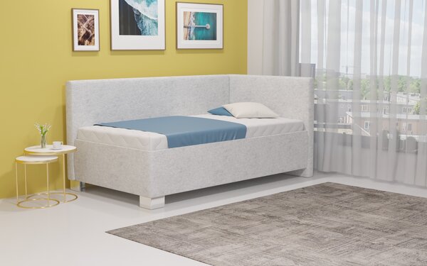 Postel V. Monaco 110x200, s úložným prostorem, matrace Standard, L Barva látky na korpus: Lt. 10