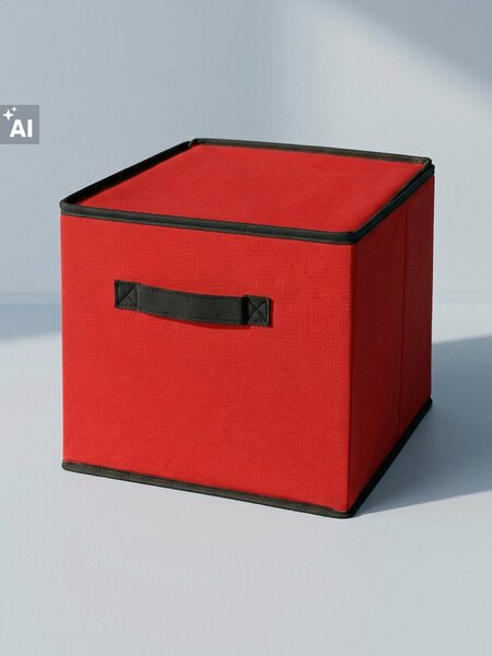 Sinsay - Úložný box s víkem - červená