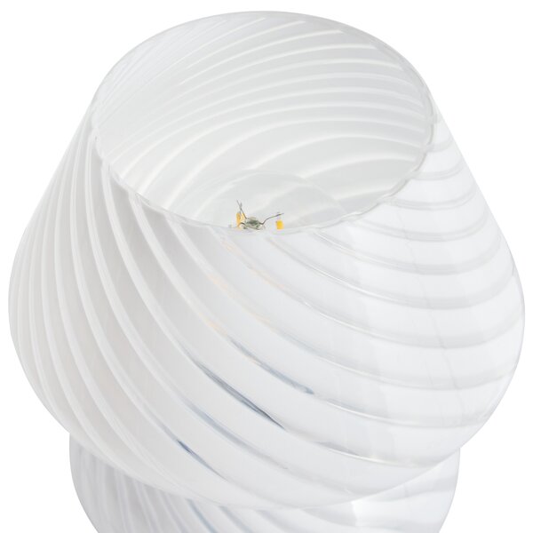 Stolní lampa LOBO Sklo Bílá