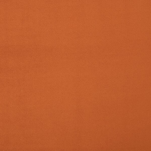 Postel Umělý samet MELLE 180 x 200 cm Oranžová