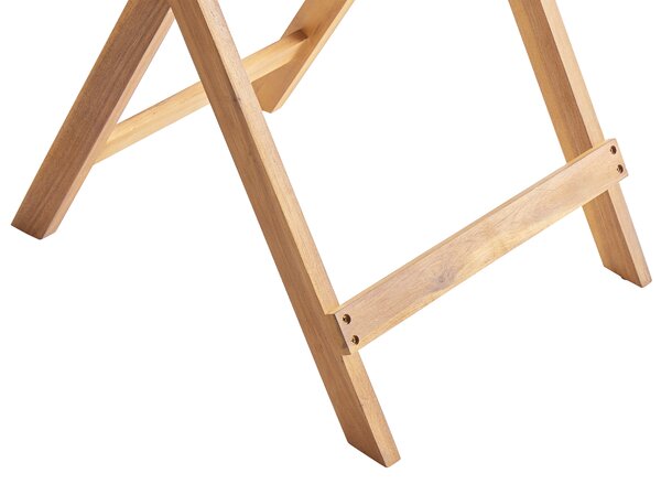 Bistro stolek PROSSEDI 60 cm 60 cm Akáciové dřevo Hnědá