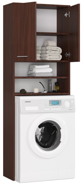 Ak furniture Koupelnová skříňka nad pračku Fin venge