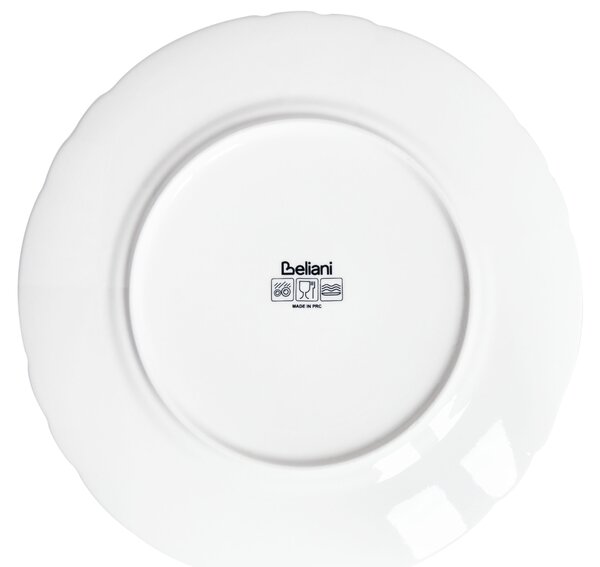 Sada 16 kusů nádobí ELDERBERRY Porcelán Bílá