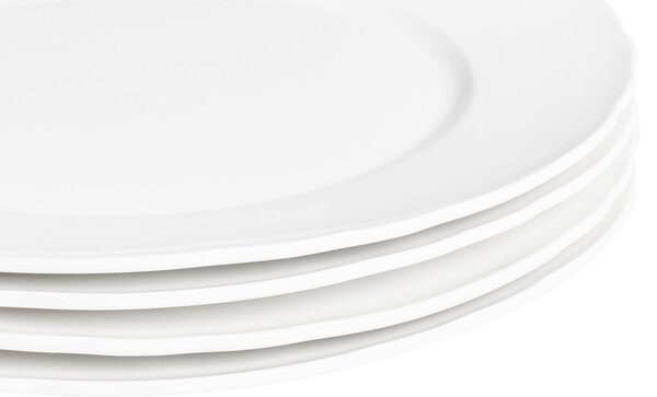 Sada 16 kusů nádobí ELDERBERRY Porcelán Bílá