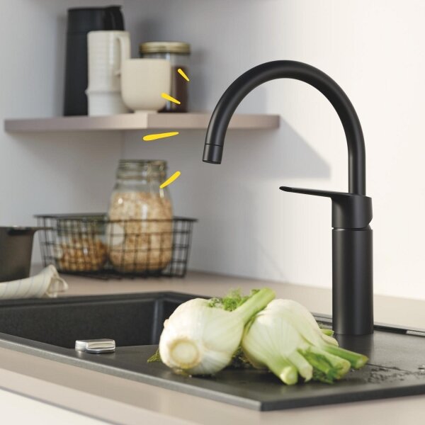 GROHE 304692430 - Dřezová baterie START 339 mm černá