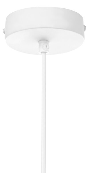 Závěsná lampa PORONGOS Papírmaš Bílá